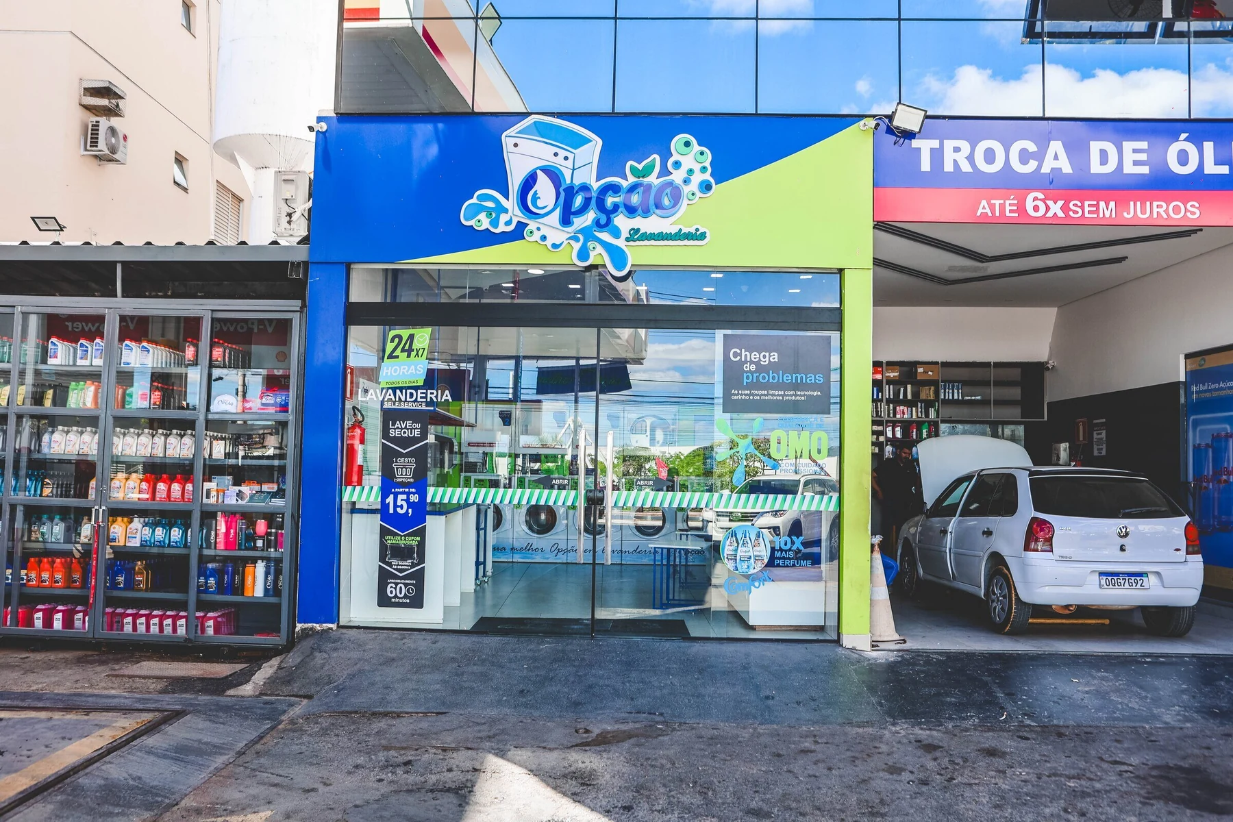 Estrutura da unidade Cidade Nova do Posto Opção